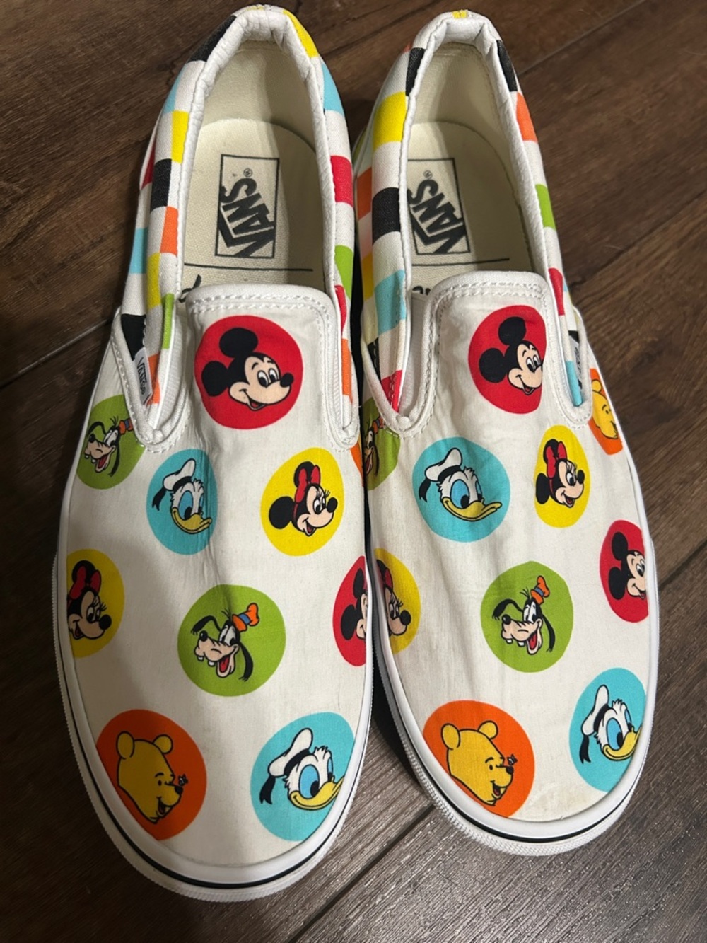 Vans x Disney Mickey & Friends 90th Anniversary Slip-On Shoes - Men’s 11